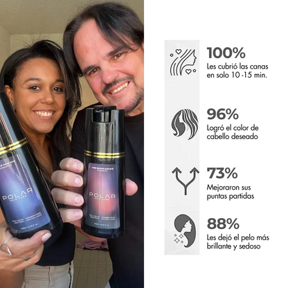 Shampoo Tinte Polar - Tiñe tus canas en 10 Minutos